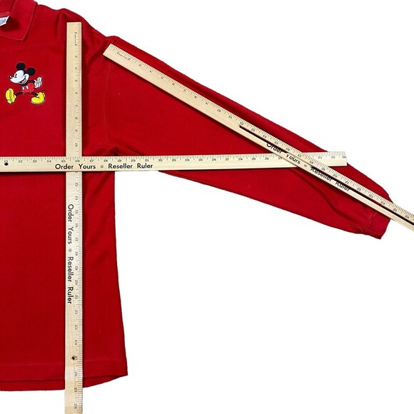 Walt Disney World Mickey Sweater Adult Small Red Sweatshirt - Picture 10 of 15